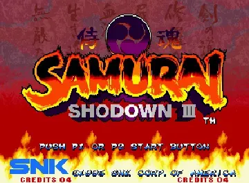 Samurai Shodown III / Samurai Spirits - Zankurou Musouken